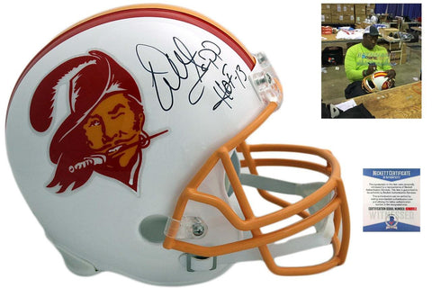 Buccaneers Warren Sapp Autographed Authentic Helmet - Beckett - TB Buccaneers Warren Sapp Autographed Authentic Helmet - Beckett - TB