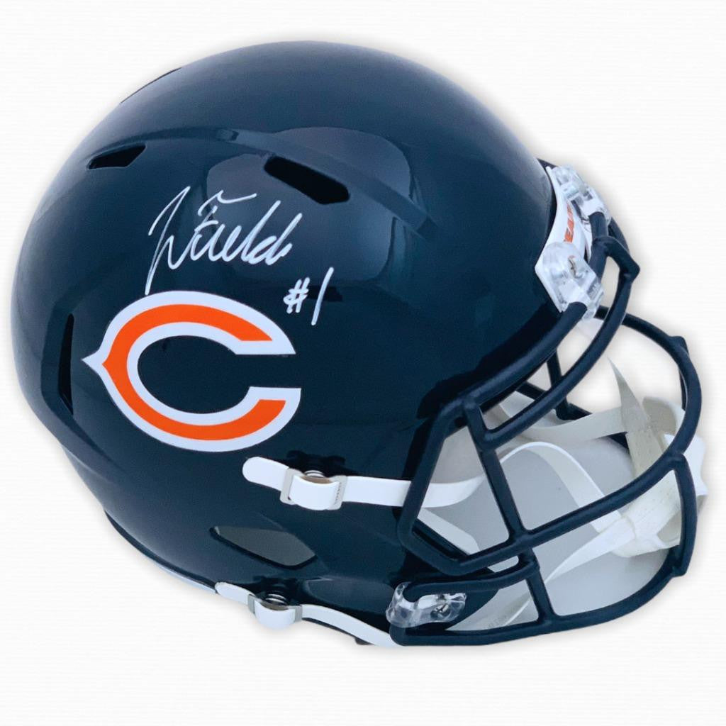 Chicago Bears Justin Fields Autographed Signed Authentic Helmet