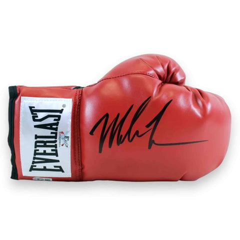 Mike Tyson Signed Red Everlast Boxing Right Handed Glove - Tyson Exclusive Holo Mike Tyson Signed Red Everlast Boxing Right Handed Glove - Tyson Exclusive Holo