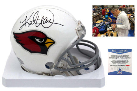 Kurt Warner Autographed Signed Arizona Cardinals Mini Helmet - Beckett Kurt Warner Autographed Signed Arizona Cardinals Mini Helmet - Beckett