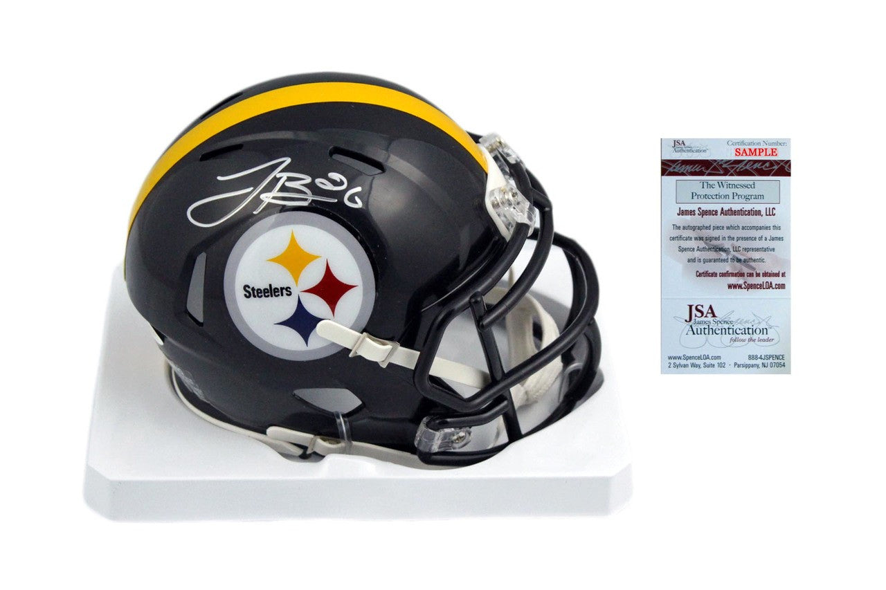 bell football helmet Leveon Bell Autographed Signed Steelers Speed Mini Helmet