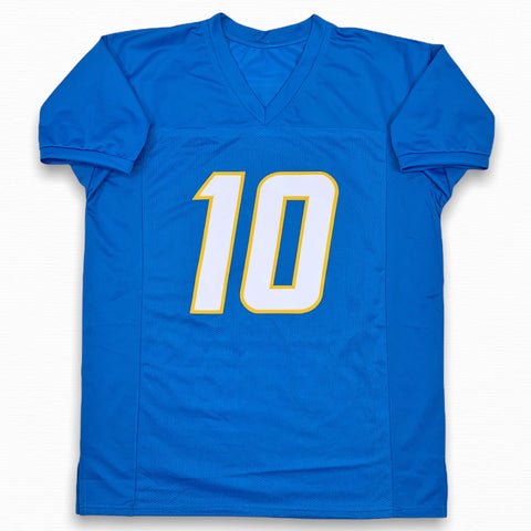 Justin Herbert Autographed Signed Jersey - Powder Blue - Beckett Authentic Justin Herbert Autographed Signed Jersey - Powder Blue - Beckett Authentic