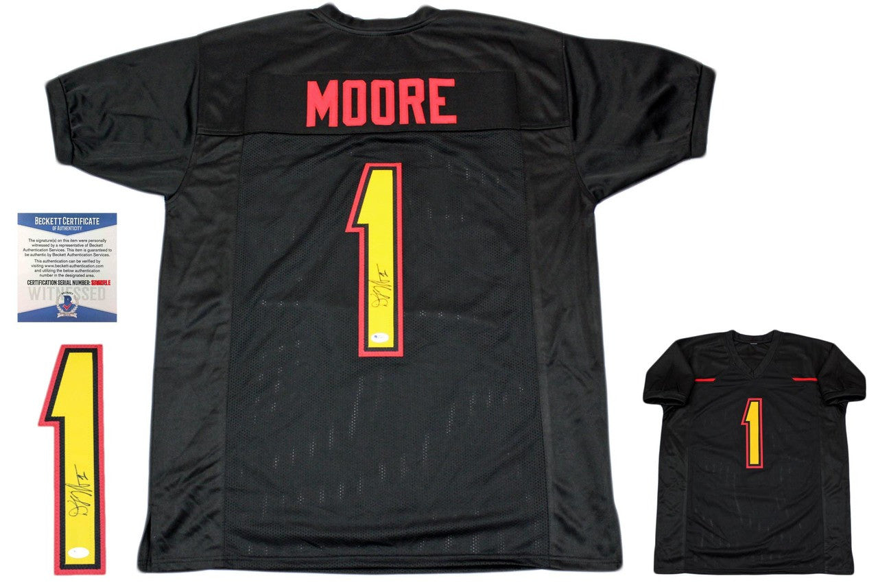 Dj Moore Autographed Signed Jersey Beckett Authentic College