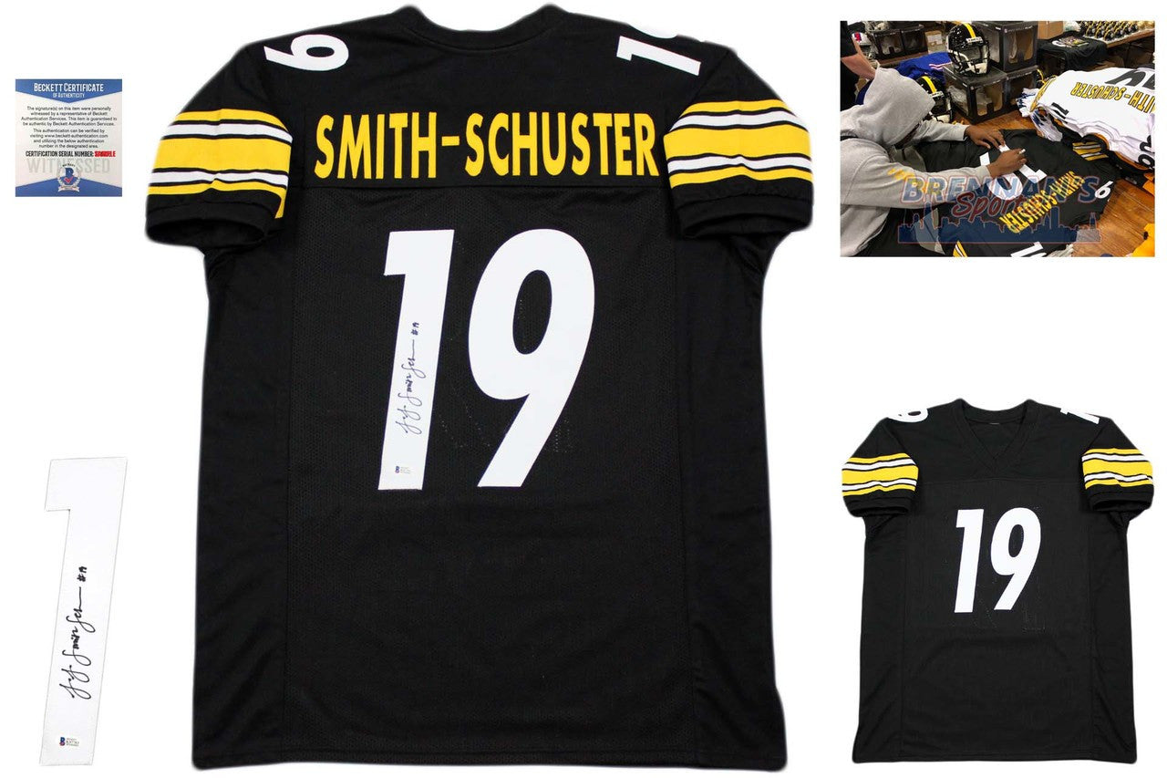 JuJu Smith-Schuster Signed Jersey Beckett Authentic Black