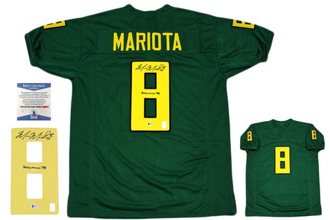 Marcus Mariota Autographed Signed Jersey - Green - Beckett Authentic