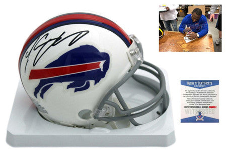 LeSean McCoy Autographed SIGNED Buffalo Bills Mini Helmet - Beckett