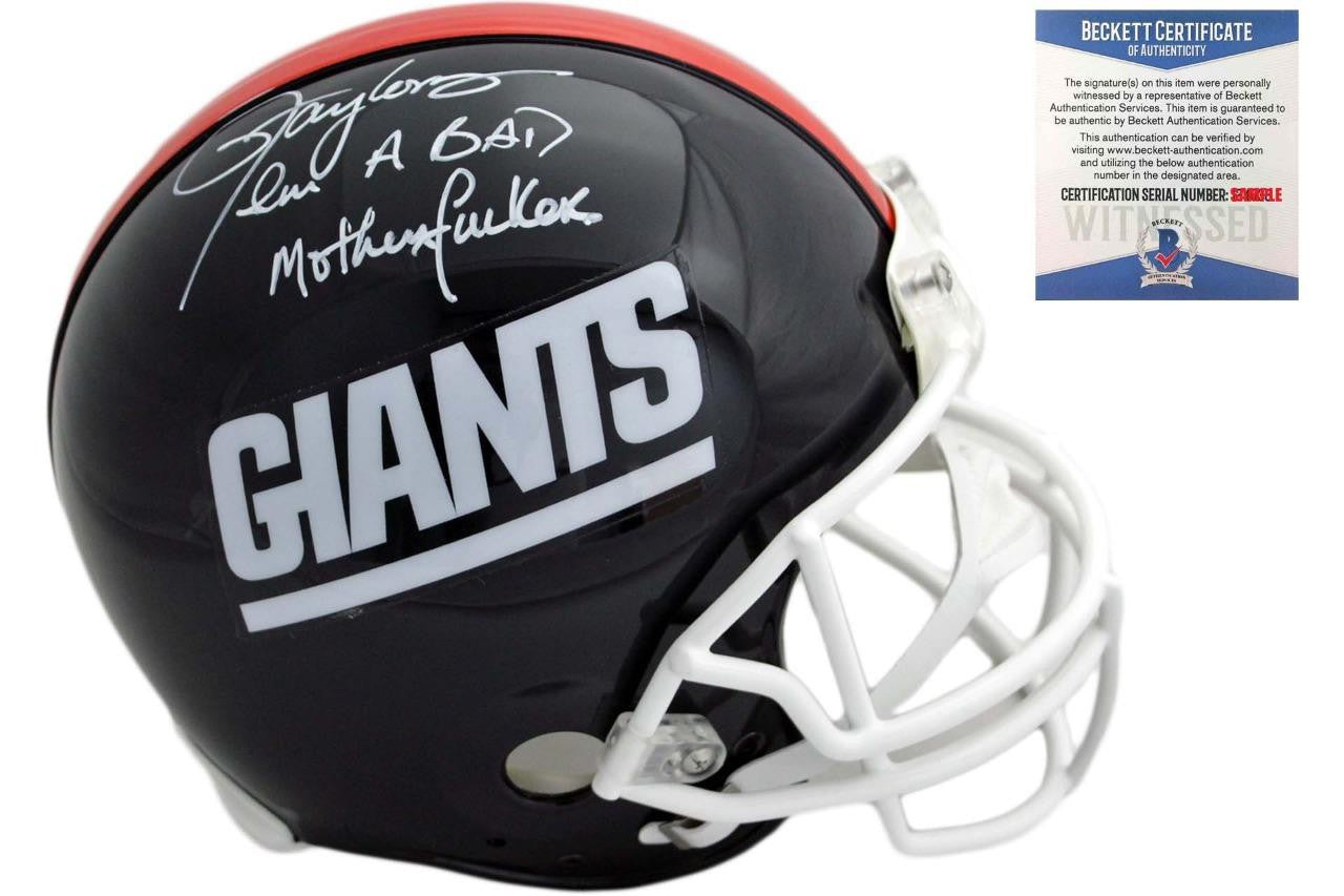 Lawrence Taylor Autographed NY Giants Authentic Helmet