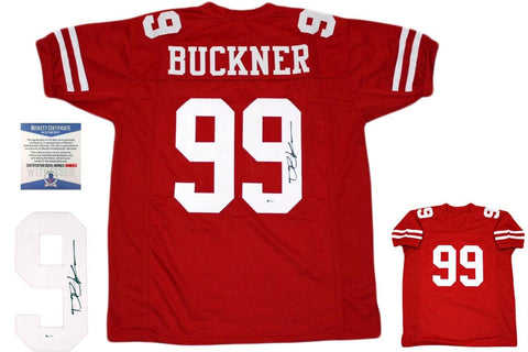 DeForest Buckner Autographed Signed Jersey - Red - Beckett Authentic