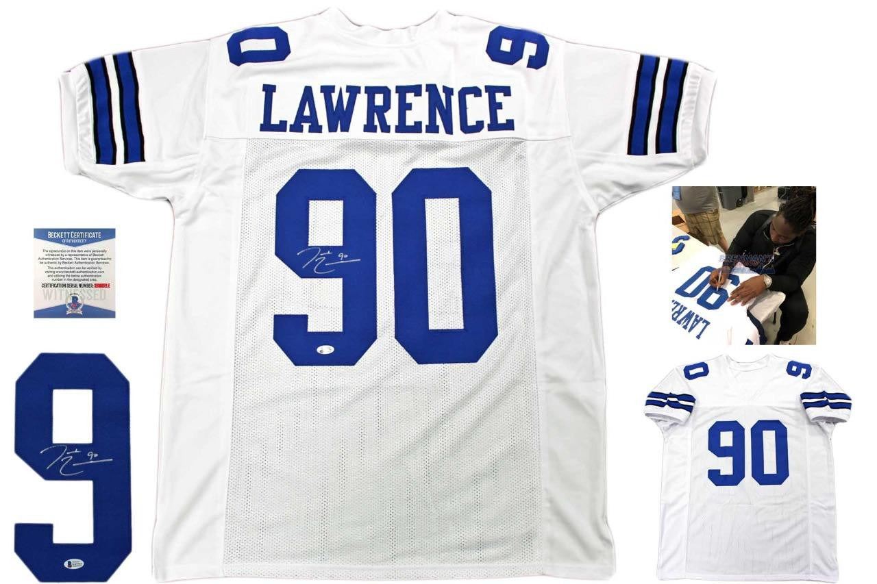 Demarcus Lawrence Autographed Signed Jersey - White - Beckett Authentic