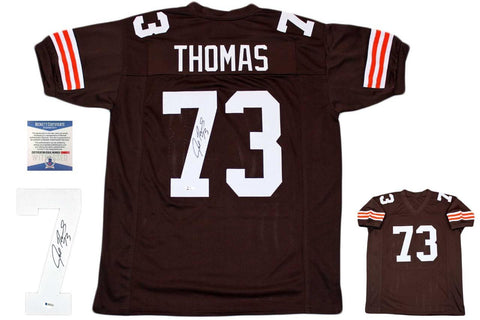 Joe Thomas Autographed Signed Jersey - Throwback - Beckett Authentic