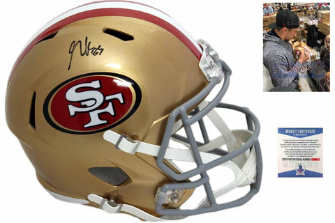 San Francisco 49ers George Kittle Autographed Speed Helmet