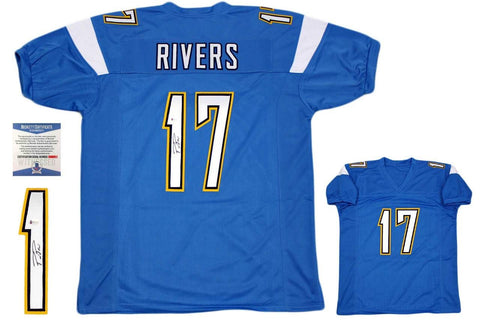 Philip Rivers Autographed Jersey - Beckett Authentic - Powder Blue