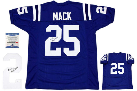 Marlon Mack Autographed Signed Jersey - Royal - Beckett Authentic