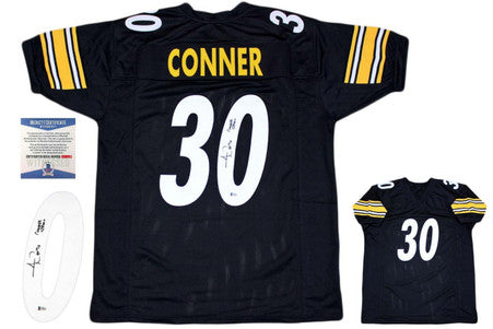 James Conner  Autographed Jersey - Beckett Authentic - Black