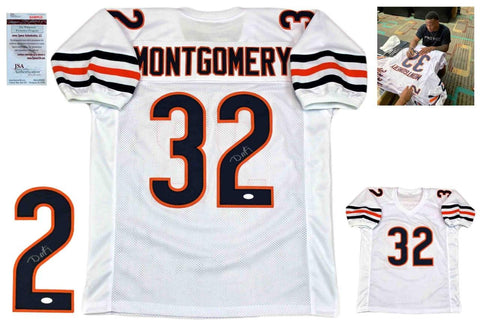 David Montgomery Autographed Signed Jersey - White