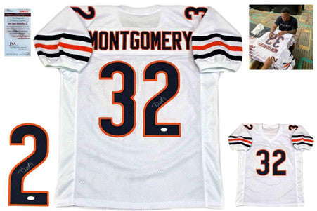 David Montgomery Autographed Signed Jersey - White - JSA Authentic