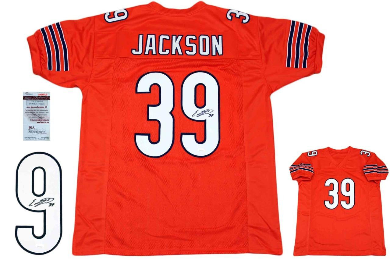 Eddie Jackson Autographed Signed Jersey - Orange