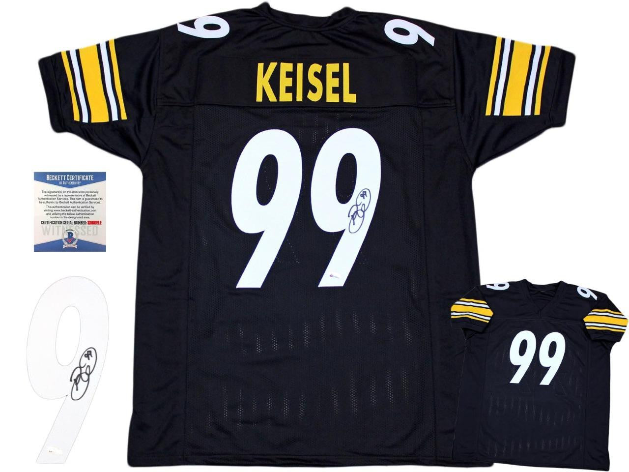 Brett Keisel Autographed Signed Jersey - Black