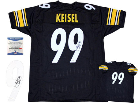 Brett Keisel Autographed Signed Jersey - Black - Beckett Authentic