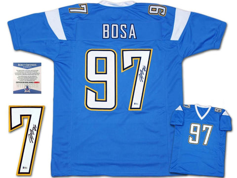 Joey Bosa Autographed Signed Jersey - Powder Blue