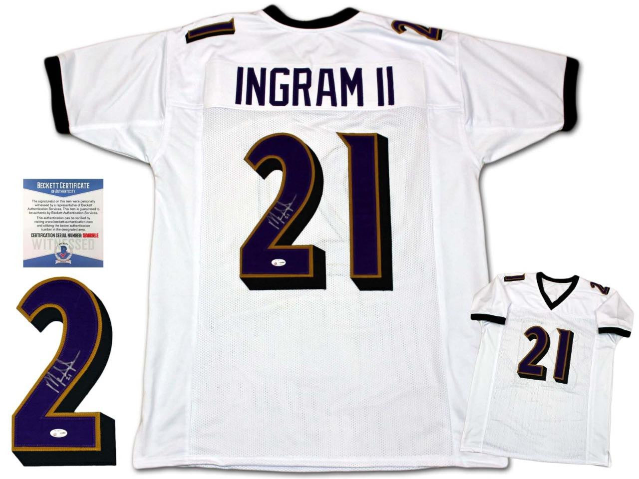 Mark Ingram Autographed Signed Jersey - White