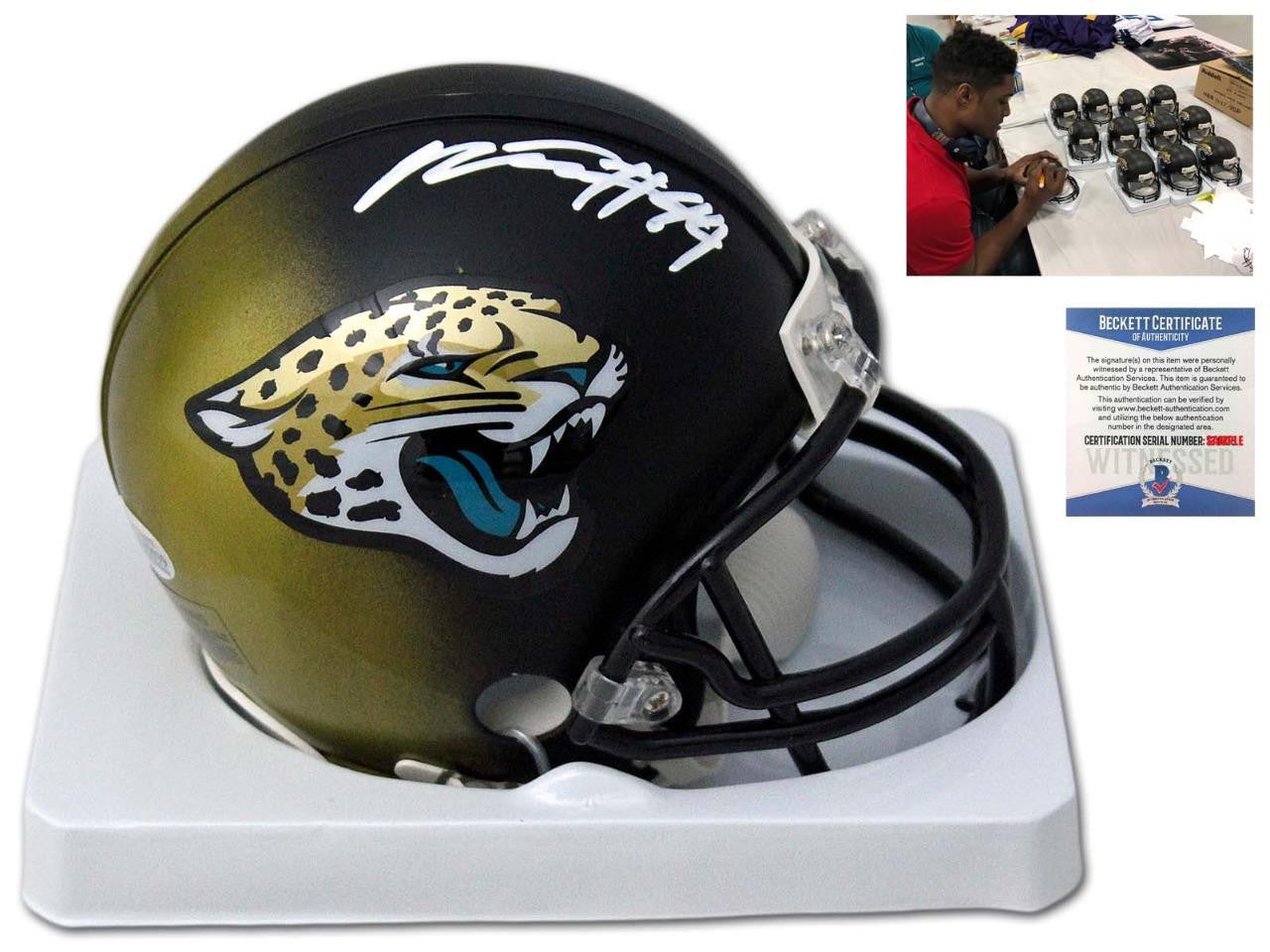 Jaguars Myles Jack Autographed Signed Mini Helmet