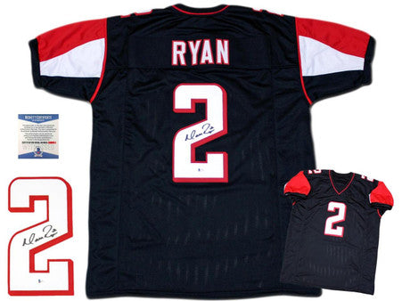 Matt Ryan Autographed Signed Jersey - Black - Beckett Authentic