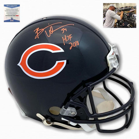 Chicago Bears Brian Urlacher Signed Authentic Helmet