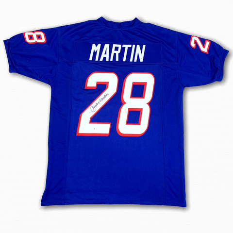 Curtis Martin Autographed Signed Jersey - Royal - Beckett Authentic