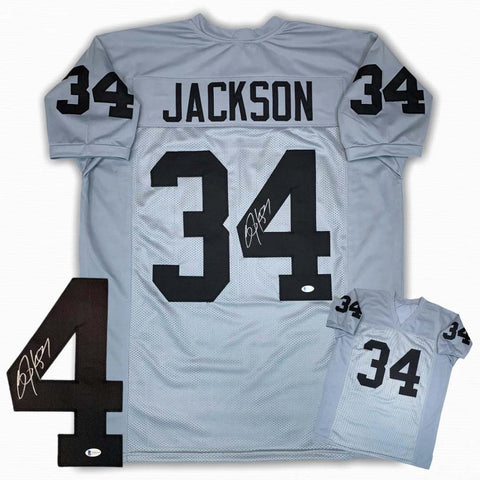 Bo Jackson Autographed Signed Jersey - Gray