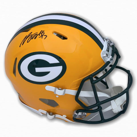 Packers Davante Adams Autographed Signed Full Size Authentic Helmet - Speed - Beckett