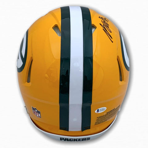 Packers Davante Adams Autographed Signed Full Size Authentic Helmet - Speed - Beckett