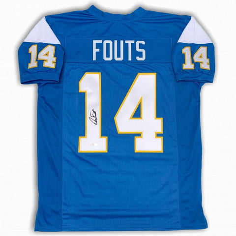 Dan Fouts Autographed Signed Jersey - Powder Blue - Beckett Authentic