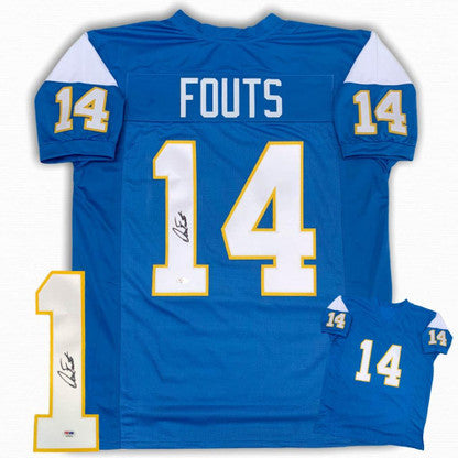 Dan Fouts Autographed Signed Jersey - Powder Blue - Beckett Authentic