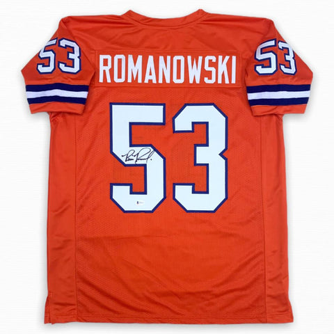 Bill Romanowski Autographed Signed Jersey - Orange - Beckett Authentic