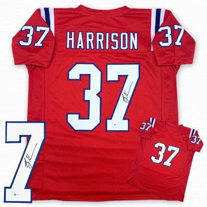 Rodney Harrison Autographed Signed Jersey - Red - Beckett Authentic