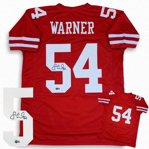 Fred Warner Autographed Signed Jersey - Red