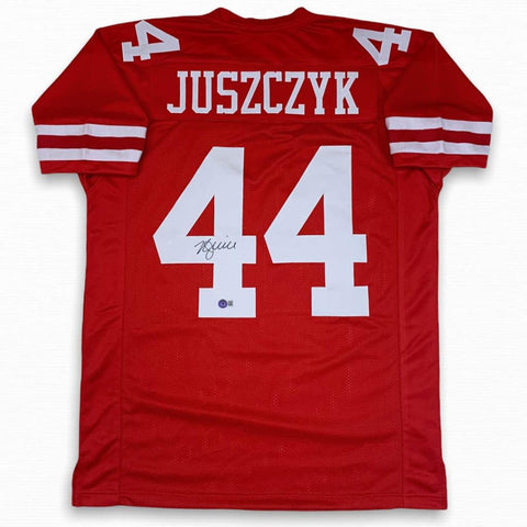 Kyle Juszczyk Autographed Signed Jersey - Red- Beckett Authentic