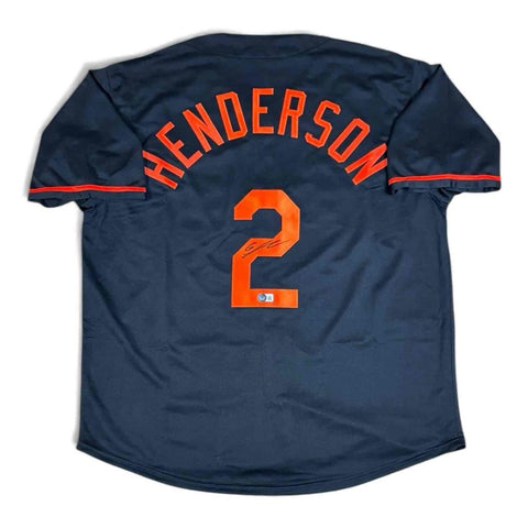 Gunnar Henderson Autographed Jersey - Black - Beckett Authenticated