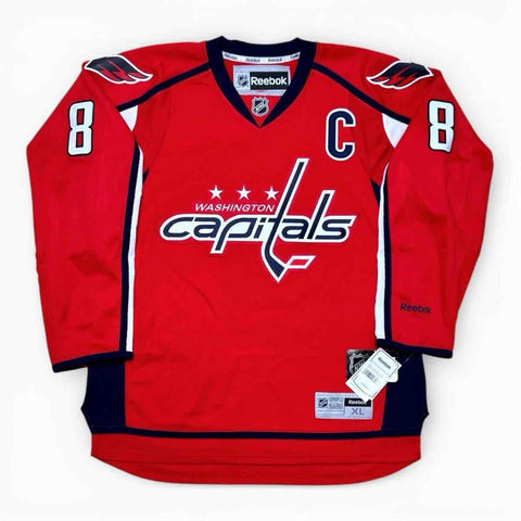 Alexander Ovechkin Autographed Reebok Washington Capitals Jersey - JSA Cert