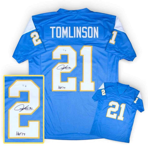 Ladainian Tomlinson Autographed Jersey - Powder Blue - Beckett Authenticated