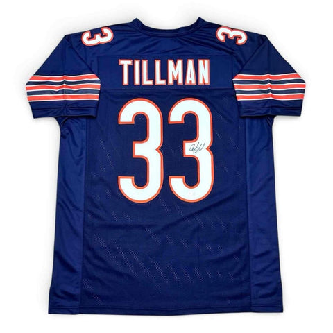 Charles Tillman Autographed Jersey - Navy - Beckett Authenticated