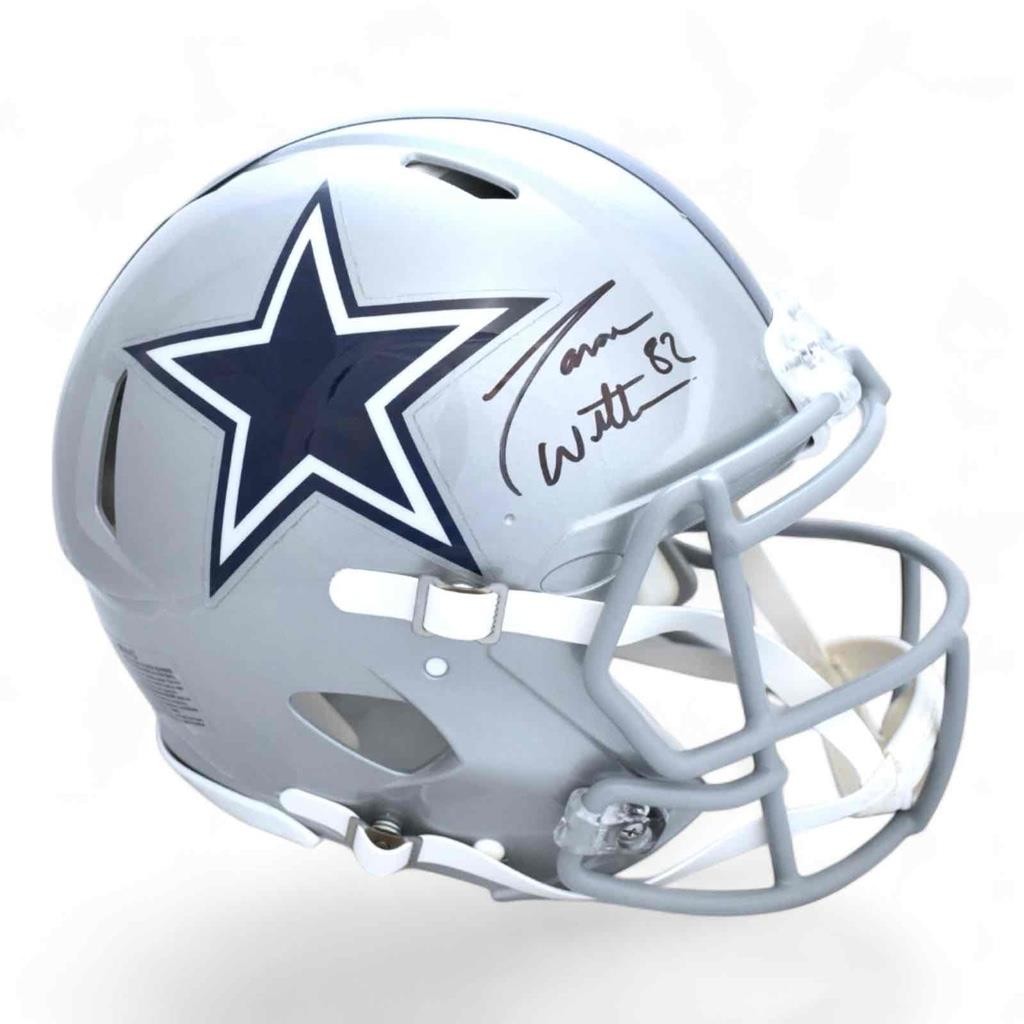 Jason Witten Autographed Dallas Cowboys Authentic Speed Helmet - Beckett