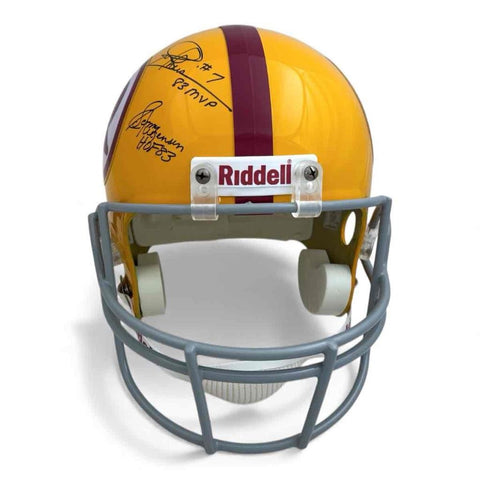 Jurgensen Theismann Kilmer Williams Rypien AUTOGRAPHED Redskins Helmet - JSA