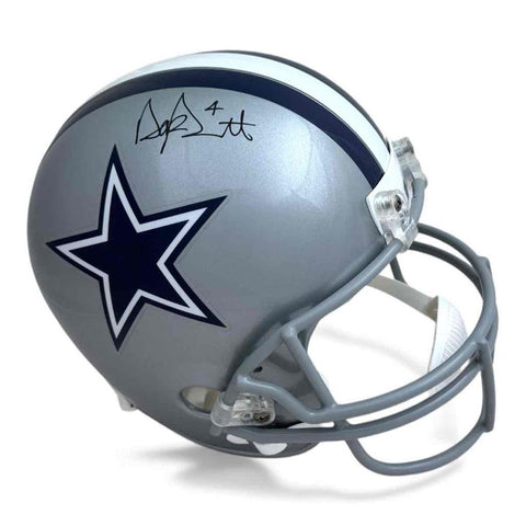 Dak Prescott Autographed Dallas Cowboys F/S VSR4 Replica Helmet - JSA