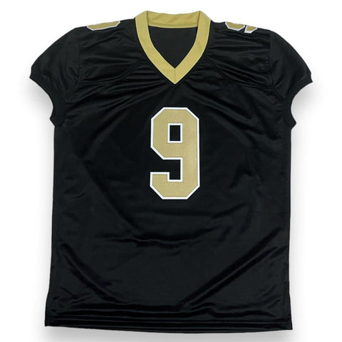 Drew Brees Autographed SIGNED Game Cut Style Jersey - Black - Beckett