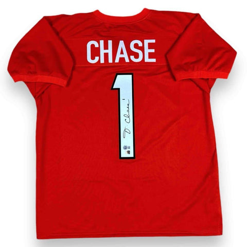 Ja'Marr Chase Signed Jersey - Orange - Beckett Authenticated