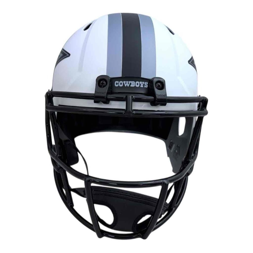 dallas cowboys football helmets autographed Deion Sanders Autographed Dallas Cowboys F/S Lunar Speed Helmet