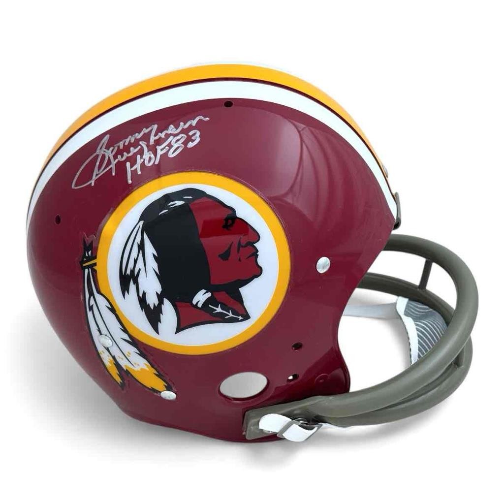 Sonny Jurgensen Autographed Redskins TK Helmet - JSA Authentication