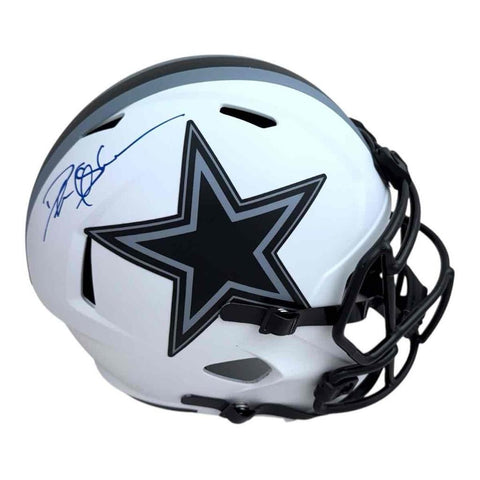 Deion Sanders Autographed Dallas Cowboys F/S Lunar Speed Helmet - Beckett